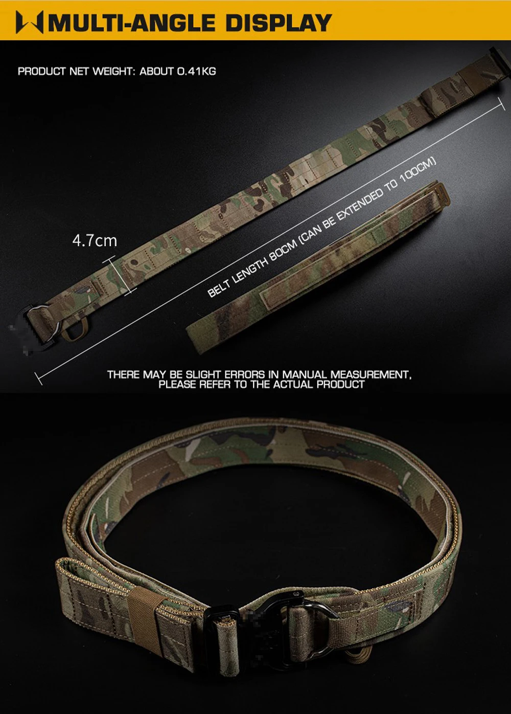 Detalle del tejido Cordura y velcro