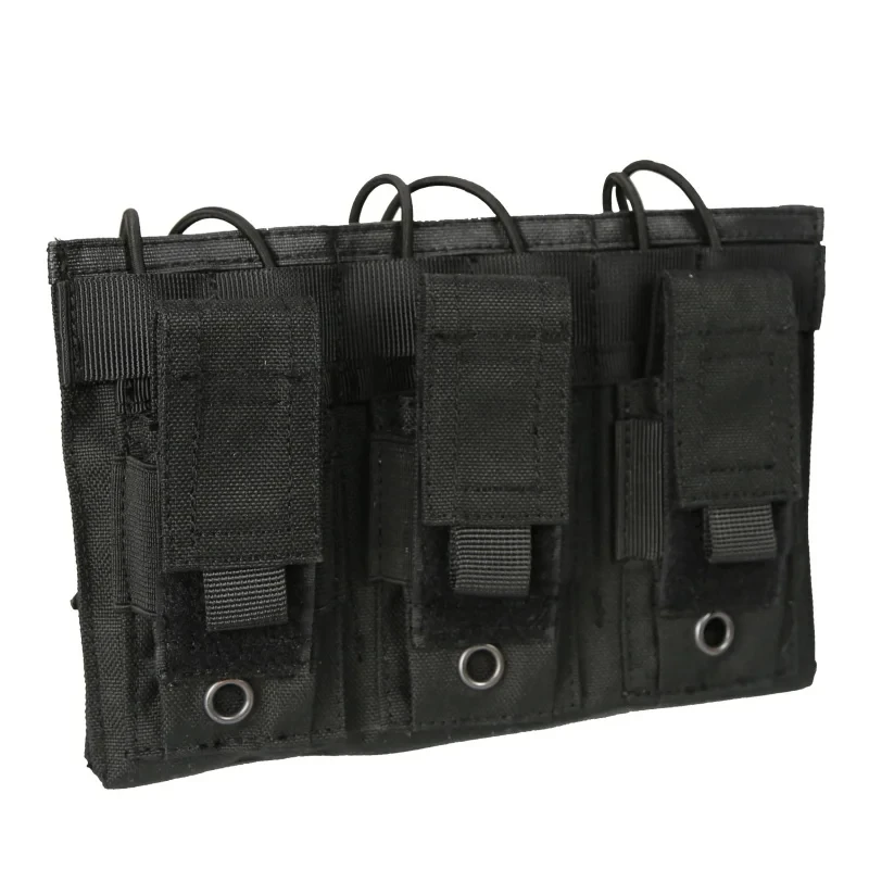 Porta Cargadores Triple MOLLE – Bolsa Táctica Resistente al Desgaste - imagen 5