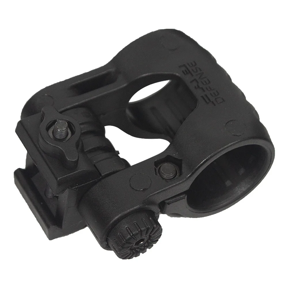 Soporte de linterna táctica para casco, cuello torcido giratorio - imagen 5