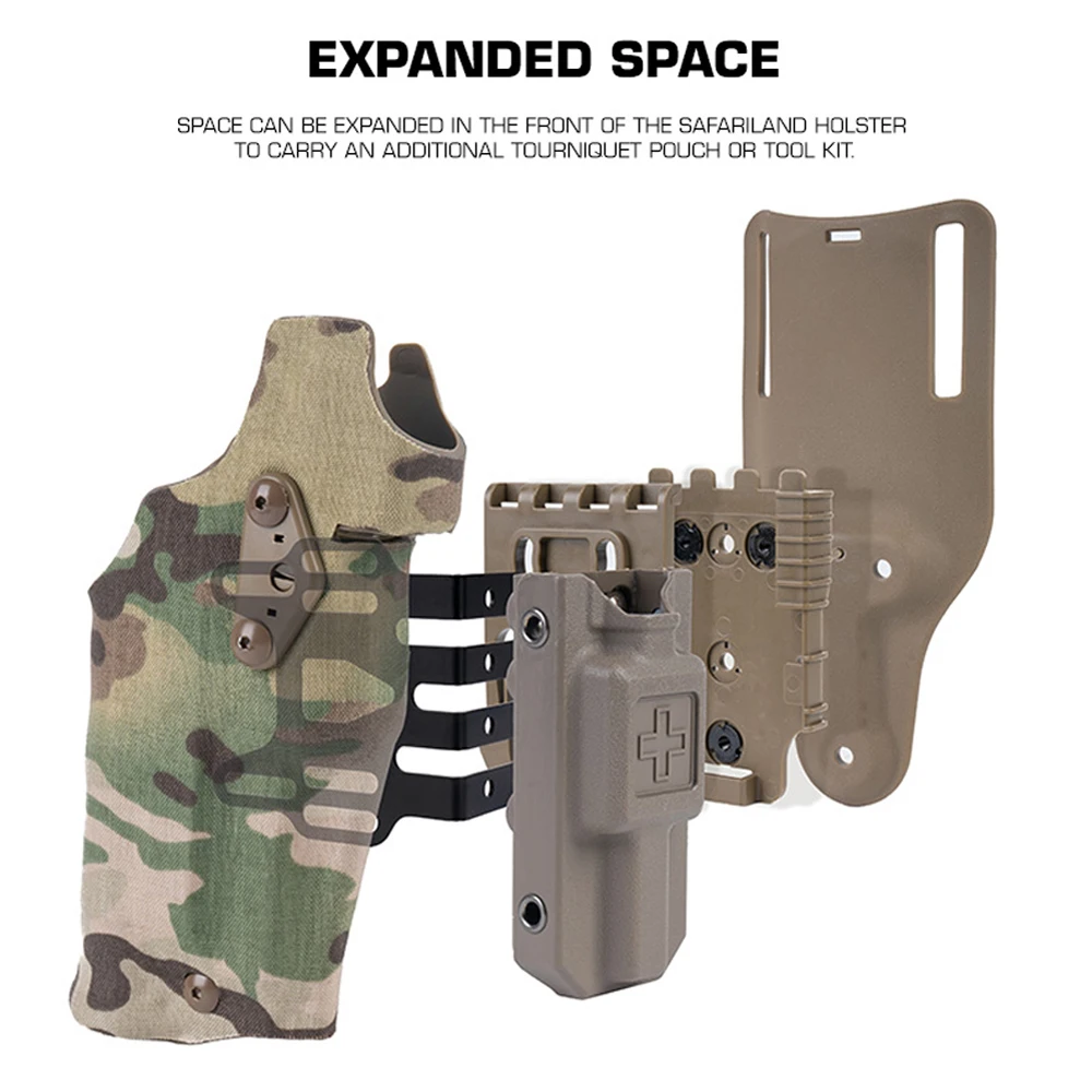 Funda de torniquete MOLLE de nailon EMT para caza táctica y airsoft - imagen 3