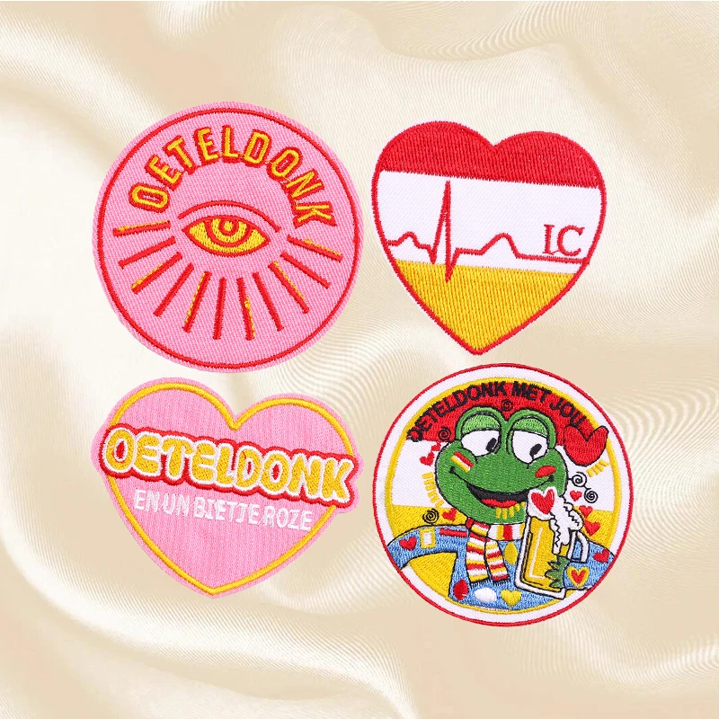 Parche bordado Oeteldonk - emblema de carnaval para ropa con plancha - imagen 5