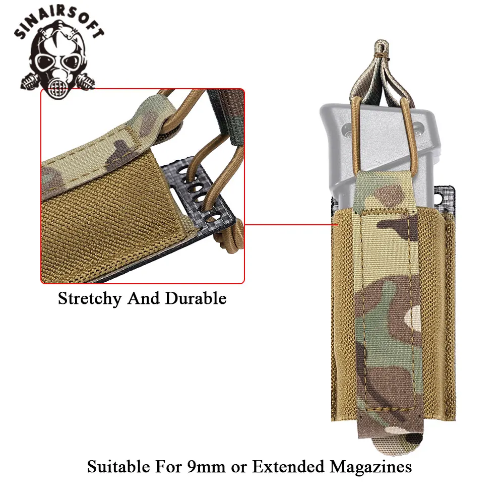SINAIRSOFT Tegris pochette táctica MOLLE para cargador de pistola - imagen 5