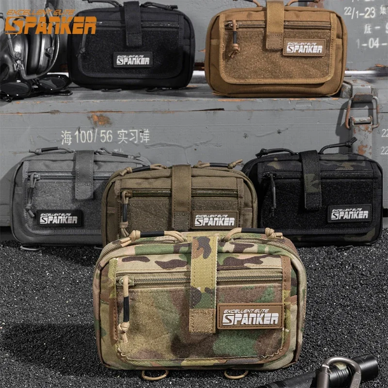 Riñonera táctica modular MOLLE – Bolsa EDC para outdoor