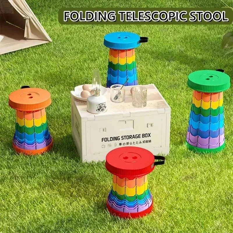 Taburete plegable regulable en altura para camping y senderismo - imagen 4