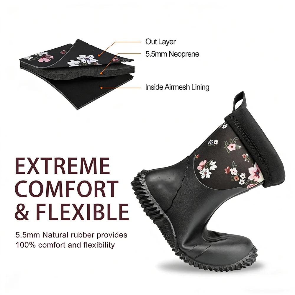 Botas tácticas impermeables mujer media caña antideslizantes - imagen 5