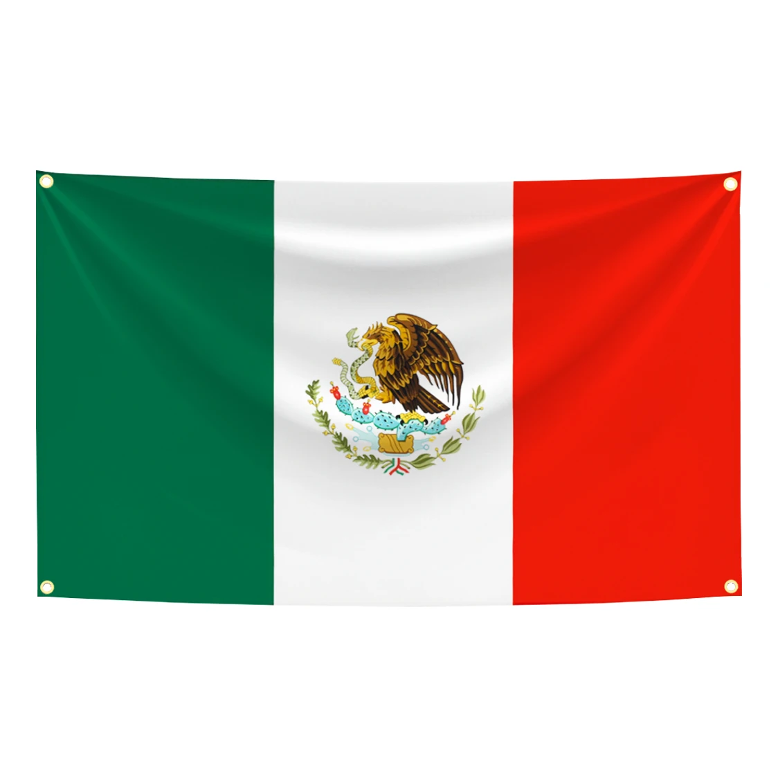 Bandera mexicana de poliéster – Tapiz colgante decorativo para pared
