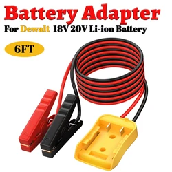 Cable de arranque Dewalt alta resistencia compatible con baterías