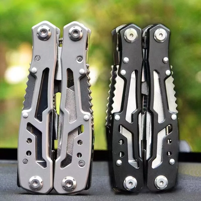 Herramienta multiusos EDC plegable de acero inoxidable para camping - imagen 3