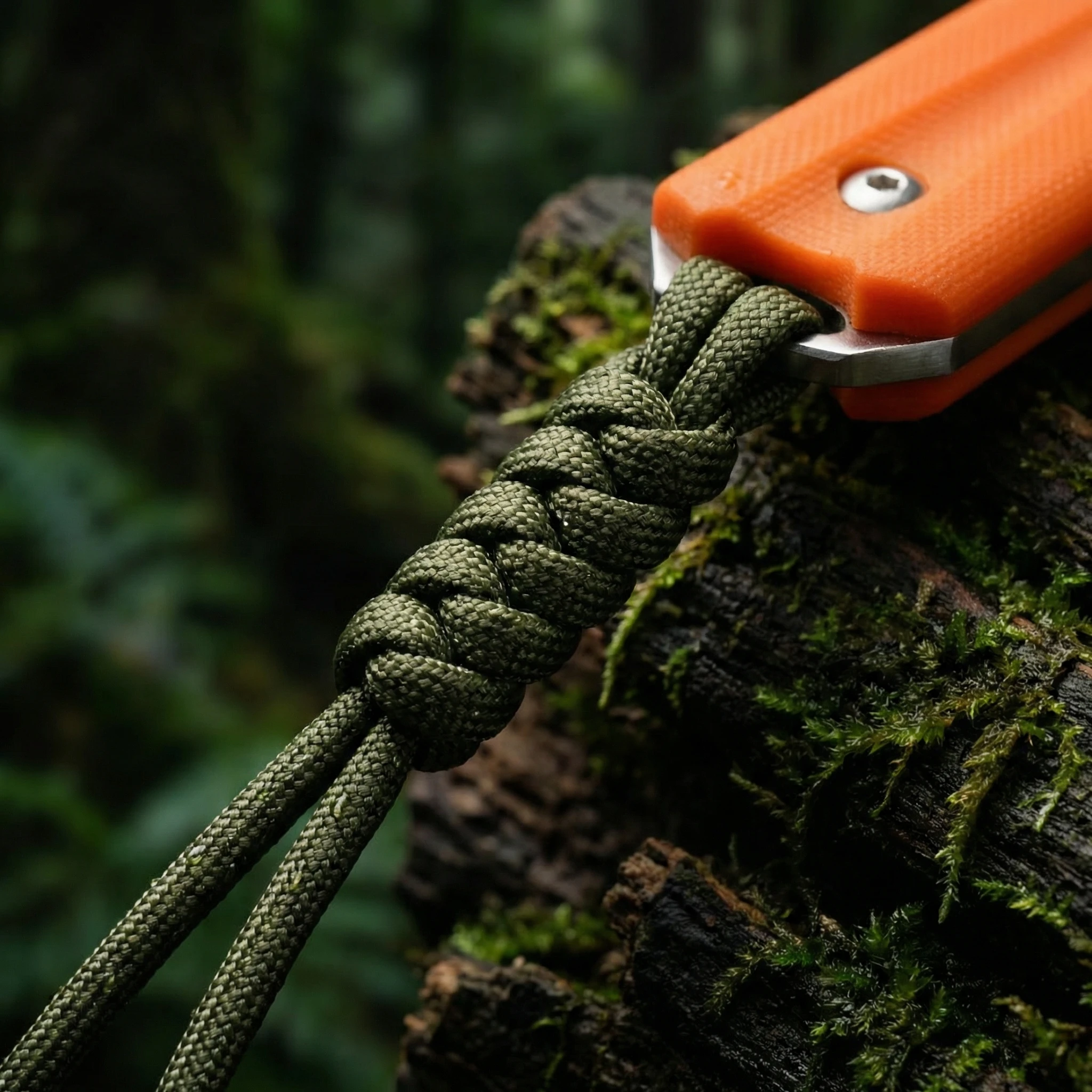 Cuchillo de hoja fija para aire libre y senderismo, compacto - imagen 2