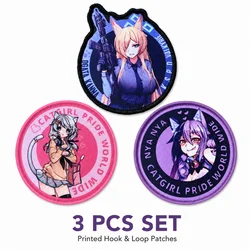 Parche táctico anime con velcro gancho y bucle – Morale patch infantil