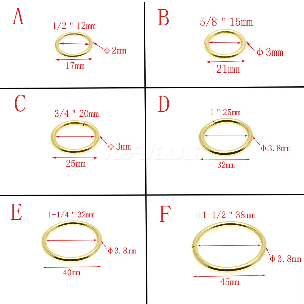 Anillos O metálicos para correas tácticas - imagen 4