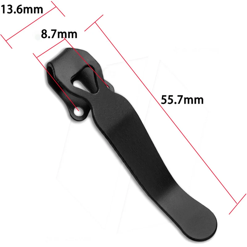 Clip de titanio de transporte profundo en 6 colores para cuchillos Benchmade/Emerson/ProTech/ZT