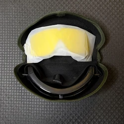 Gafas tácticas Airsoft lentes intercambiables antivaho funda camuflaje