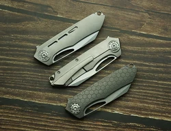 Cuchillo Plegable LEMIFSHE Neutralizer 154CM Titanio Cerámica EDC Táctica