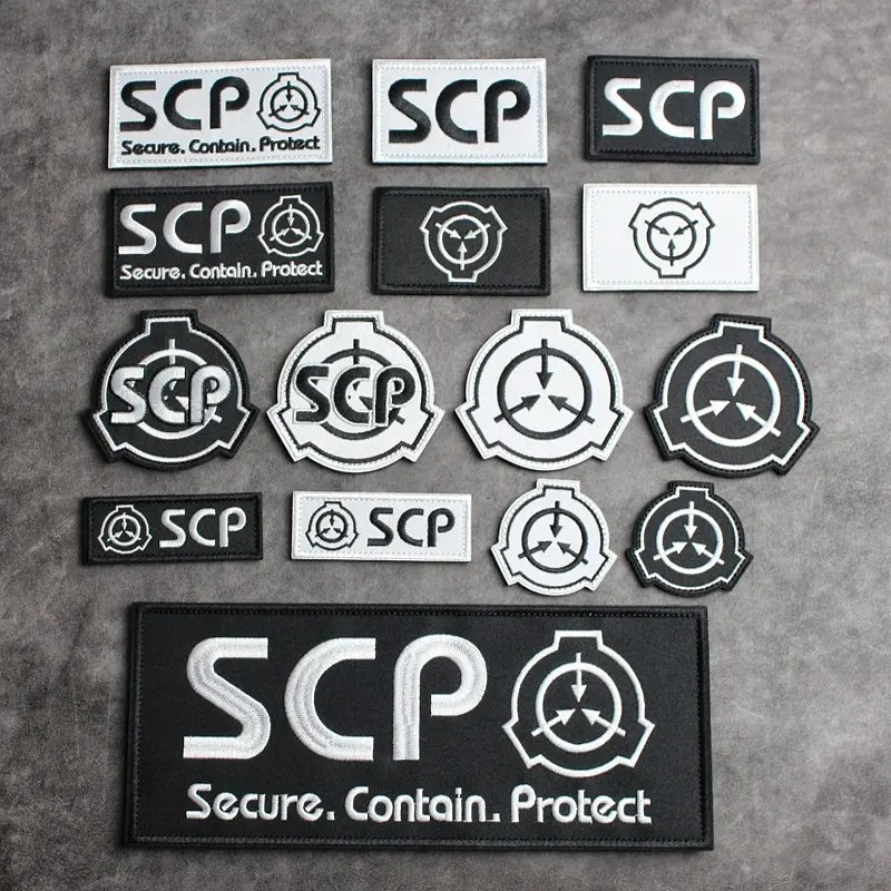 Parche táctico bordado SCP con logotipo para chaqueta y brazalete - imagen 5