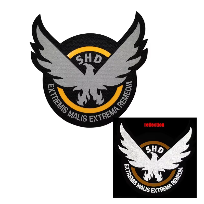 Parche bordado SHD The Division táctico para ropa y mochila - imagen 4
