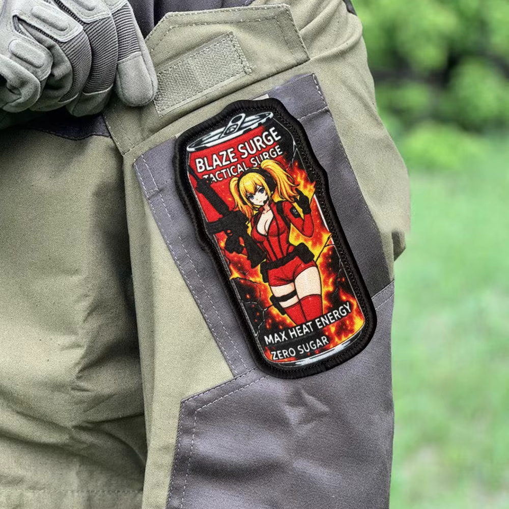 HK416 parche táctico gancho-bucle motivo anime – energía - imagen 5