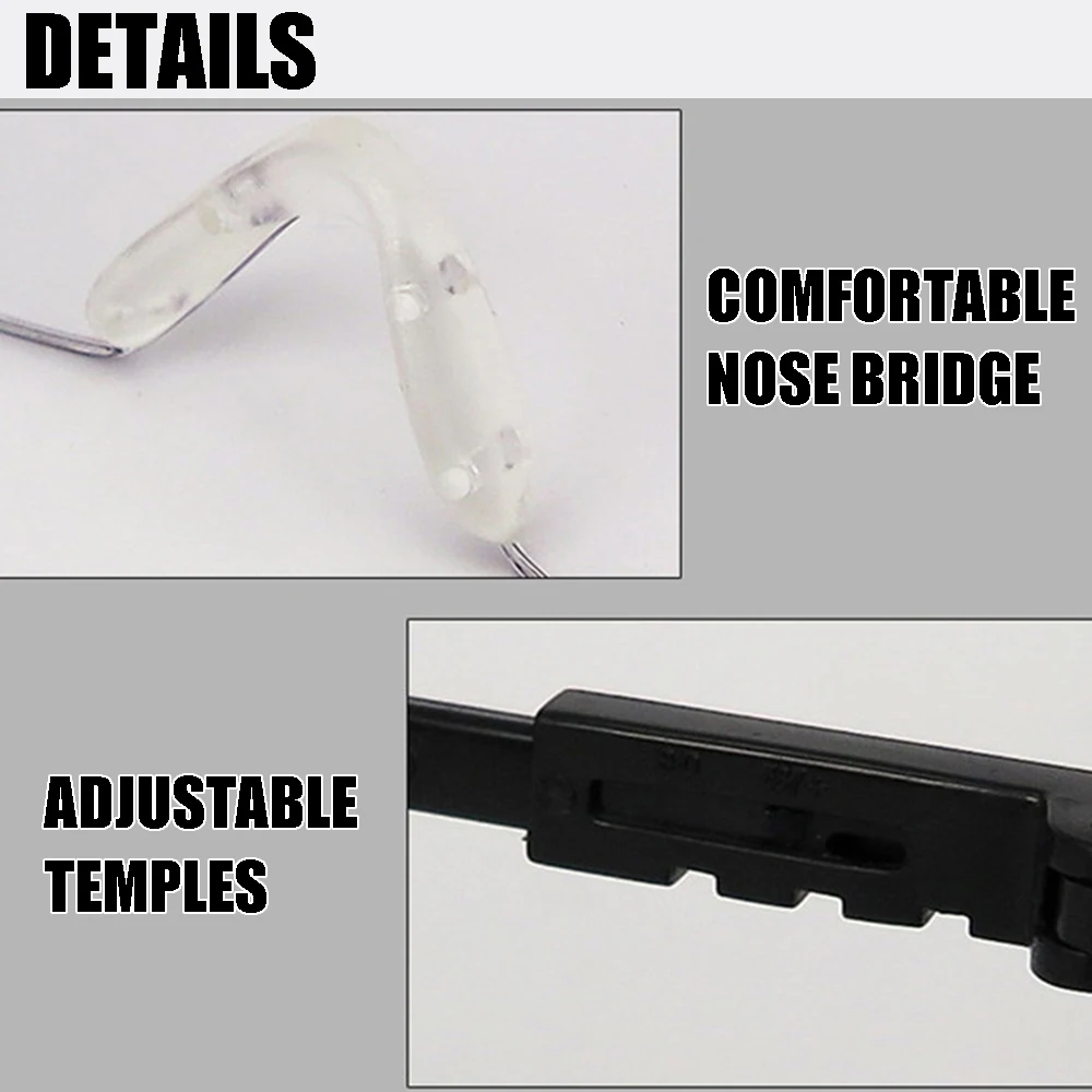 Gafas de protección antiimpactos antisalpicaduras lentes PC UV - imagen 5