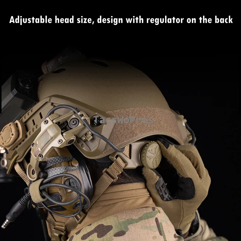 Casco Airsoft FAST PJ para combate táctico al aire libre resistente - imagen 3