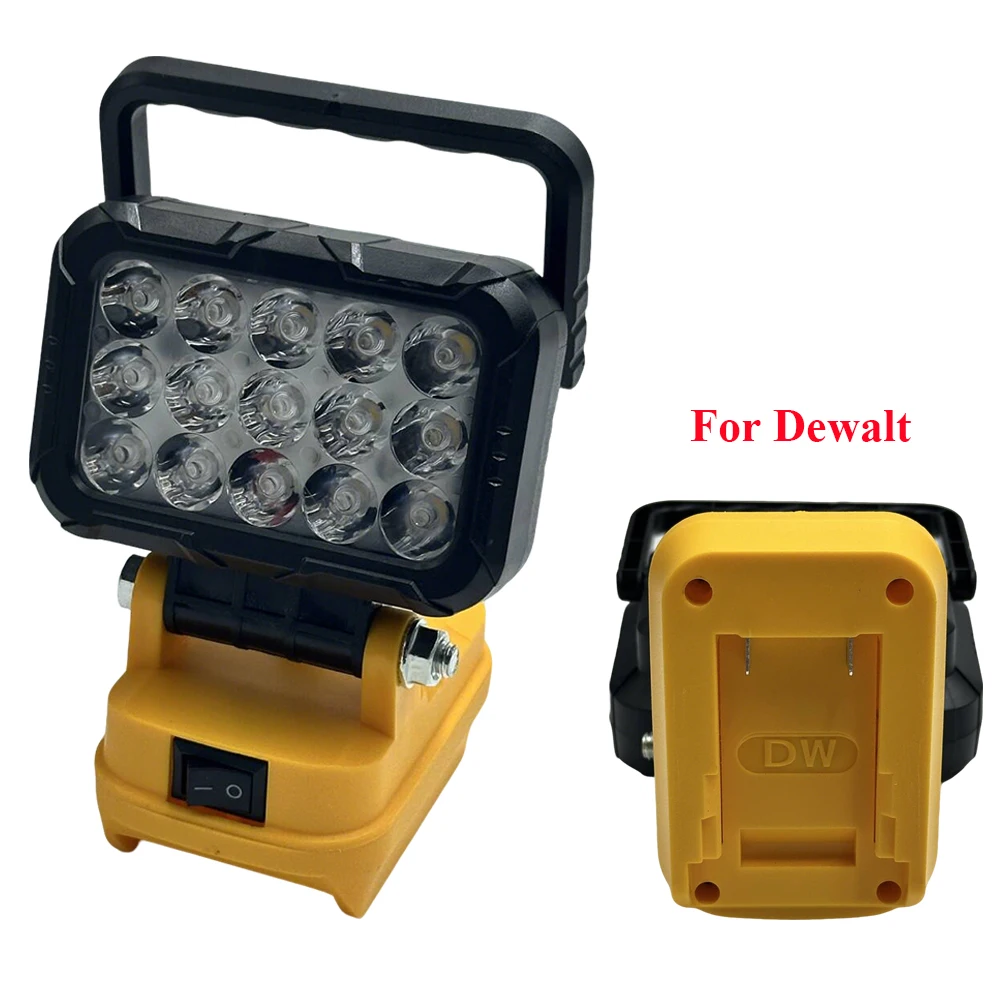 Lámpara de trabajo LED ajustable y compacta para uso en taller