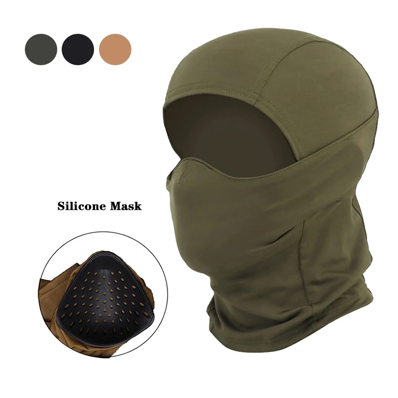 Máscara táctica de silicona para airsoft y caza al aire libre - imagen 5