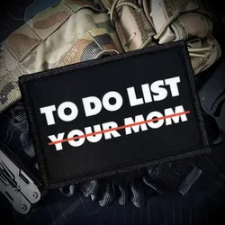 Parche táctico de moral Airsoft divertido – Insignia gancho bucle mochila