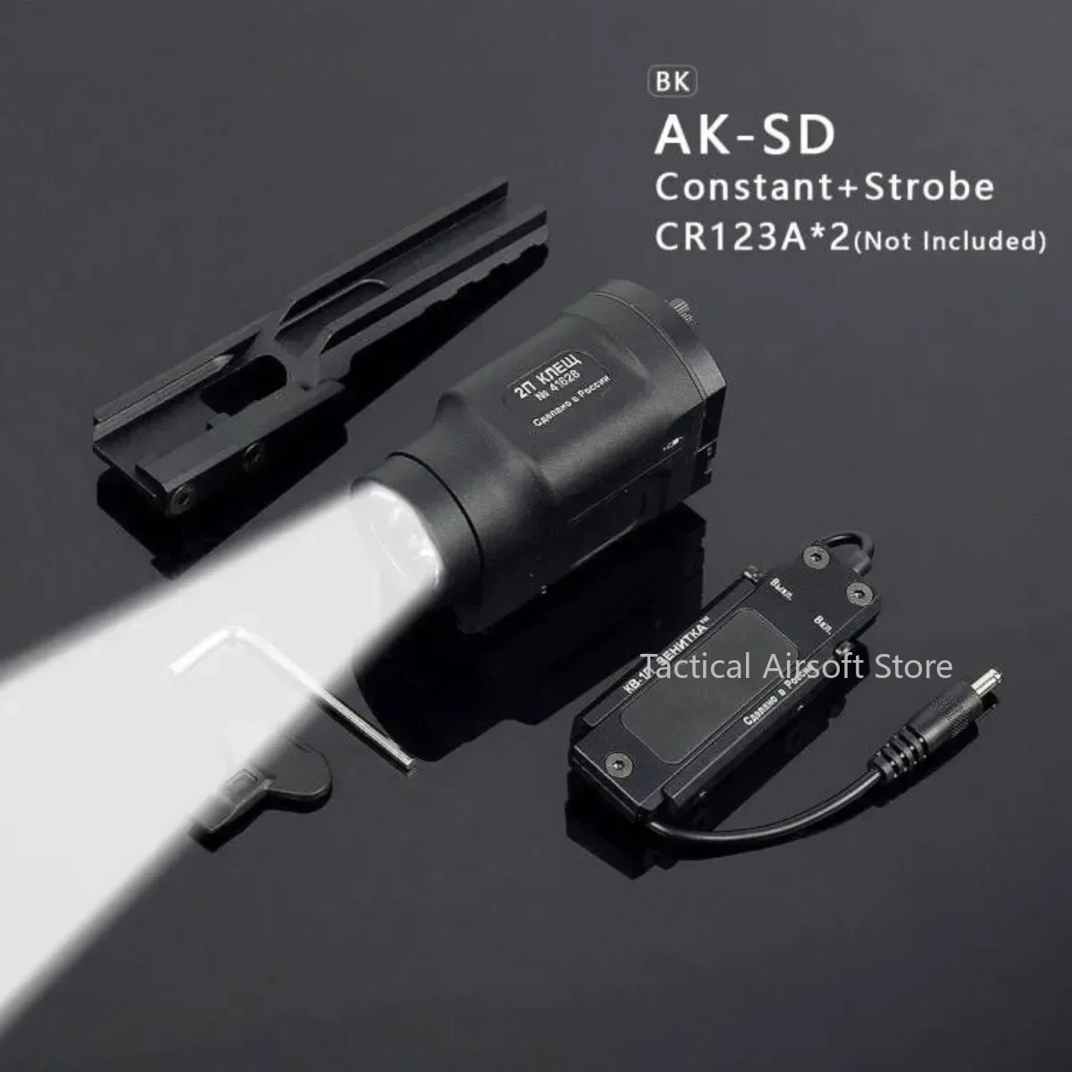 Z-enitco AK-SD GEN 2 Linterna Táctica Picatinny Remoto Aluminio - imagen 5