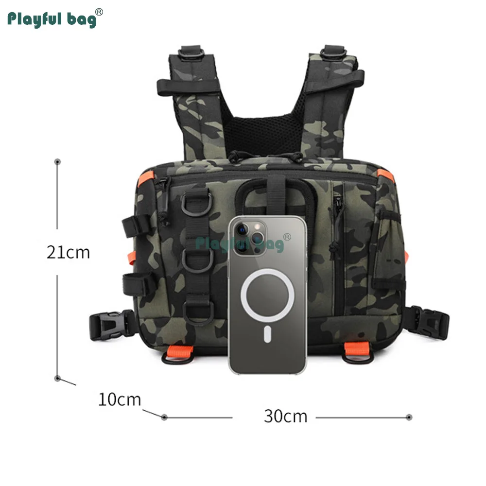 Riñonera táctica impermeable desmontable para señuelos de pesca - imagen 4
