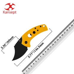 Kansept T2144 Wasp cuchillo táctico G10 titanio para outdoor y camping