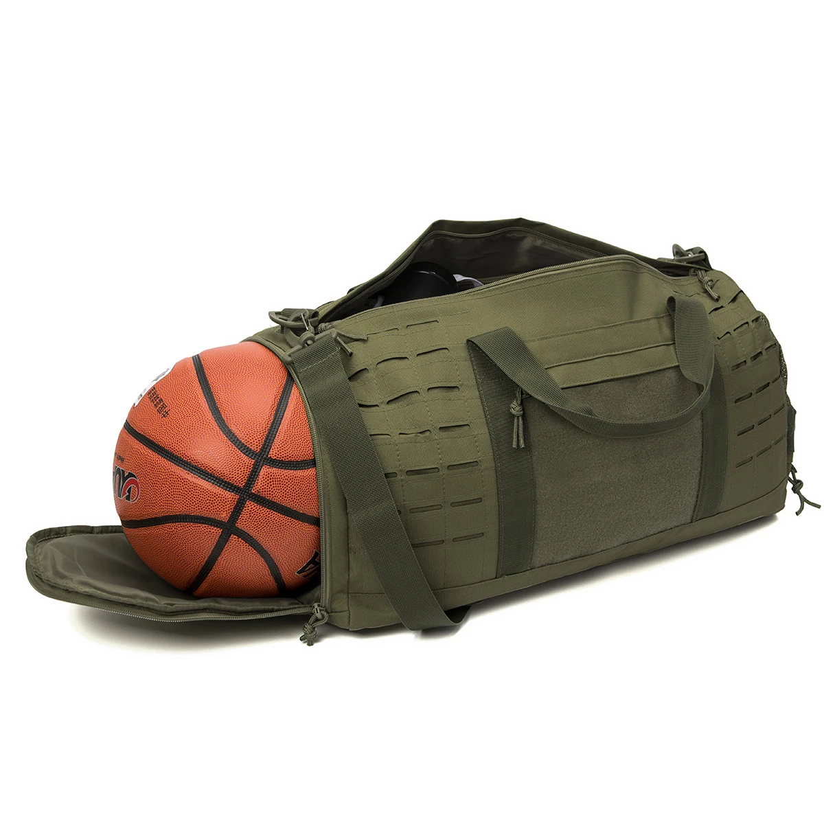 Bolsa táctica deportiva con compartimento para zapatos y viaje - imagen 4