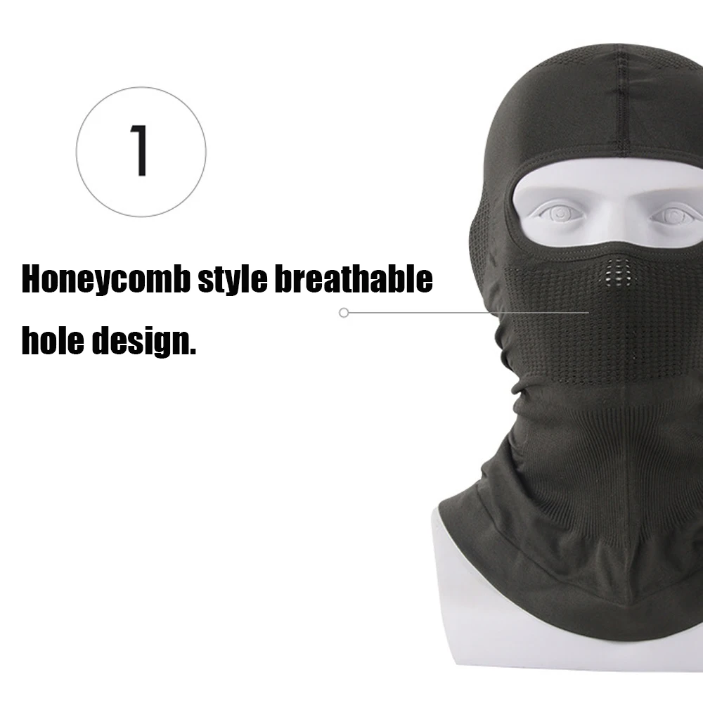 Pasamontañas elástico impermeable con protección UV táctico - imagen 5