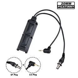Interruptor de presión dual para linterna táctica y láser PEQ/DBAL/OGL