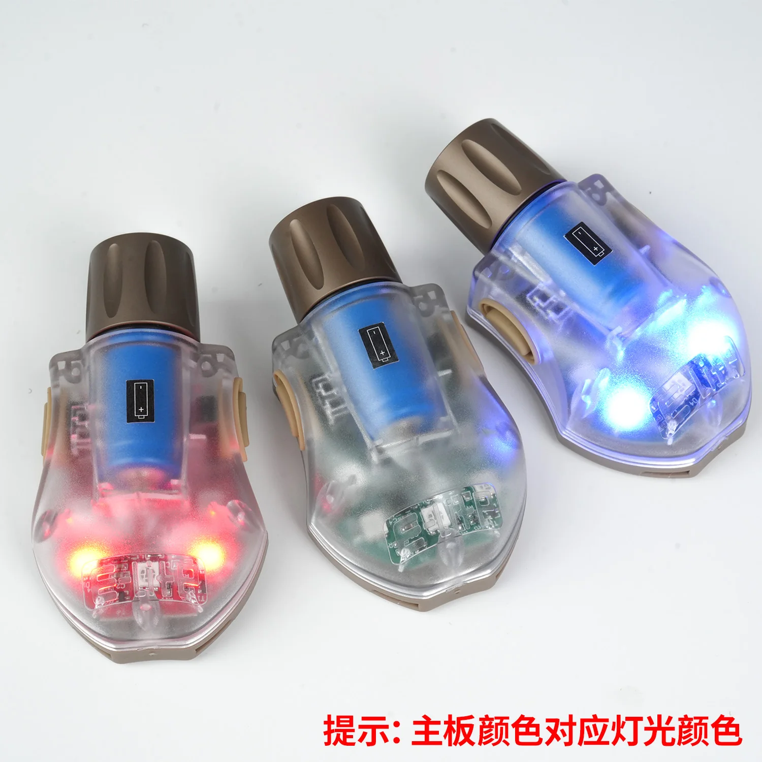 Linterna táctica para casco con estroboscopio y luz IR - imagen 5