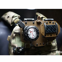 Brújula táctica direccional todoterreno para senderismo y airsoft