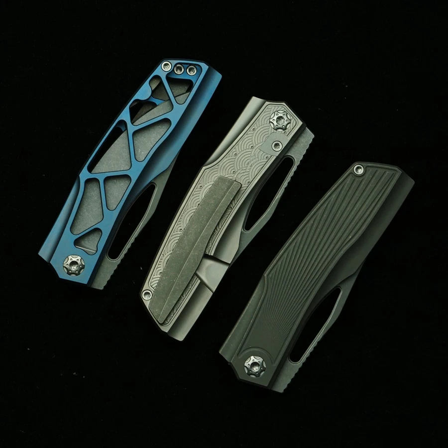 LEMIFSHE Protean Cuchillo Plegable Táctico para Camping, Cocina - imagen 5