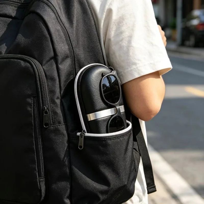 Estuche con diseño en cuero PU y cierre