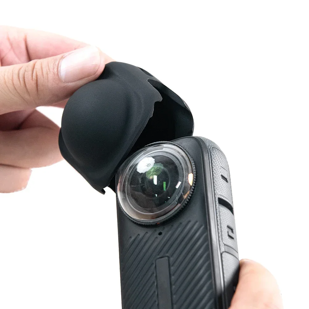 Insta360 X5/X4 – Funda de silicona antiarañazos para lente - imagen 3