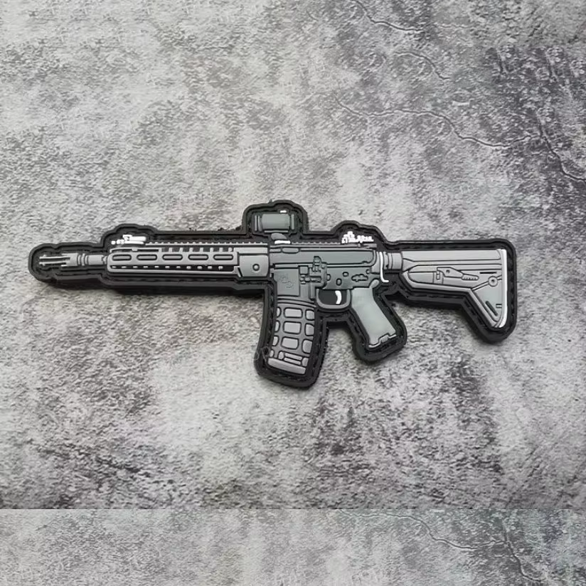 Barrett Parche PVC 3D SR25 – Insignia táctica de habilidad - imagen 4