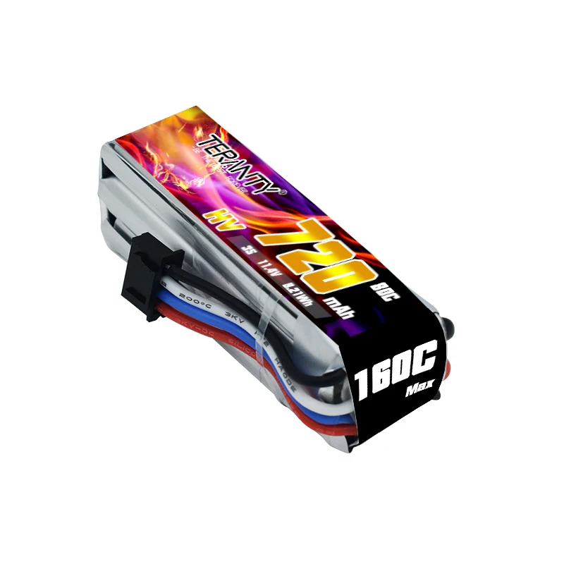 Batería LiPo 3S compacta para FPV de carreras