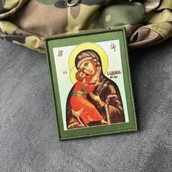 Parche táctico Virgen María bordado para MOLLE y velcro