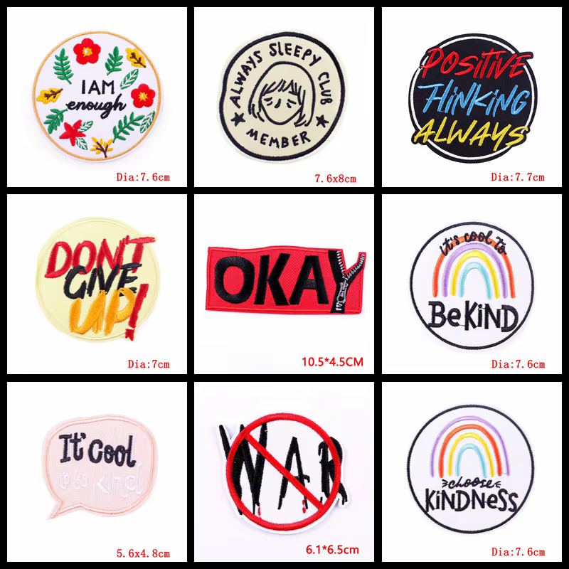 Parche bordado letras personalizadas para ropa táctica - imagen 4