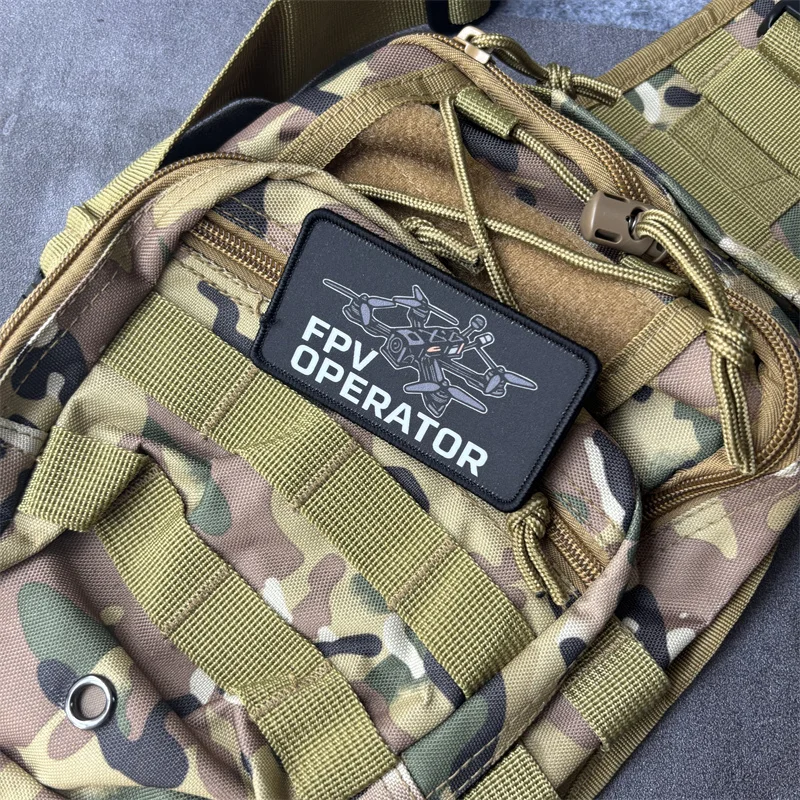 Parche táctico FPV Operator gancho y bucle para mochila - imagen 2