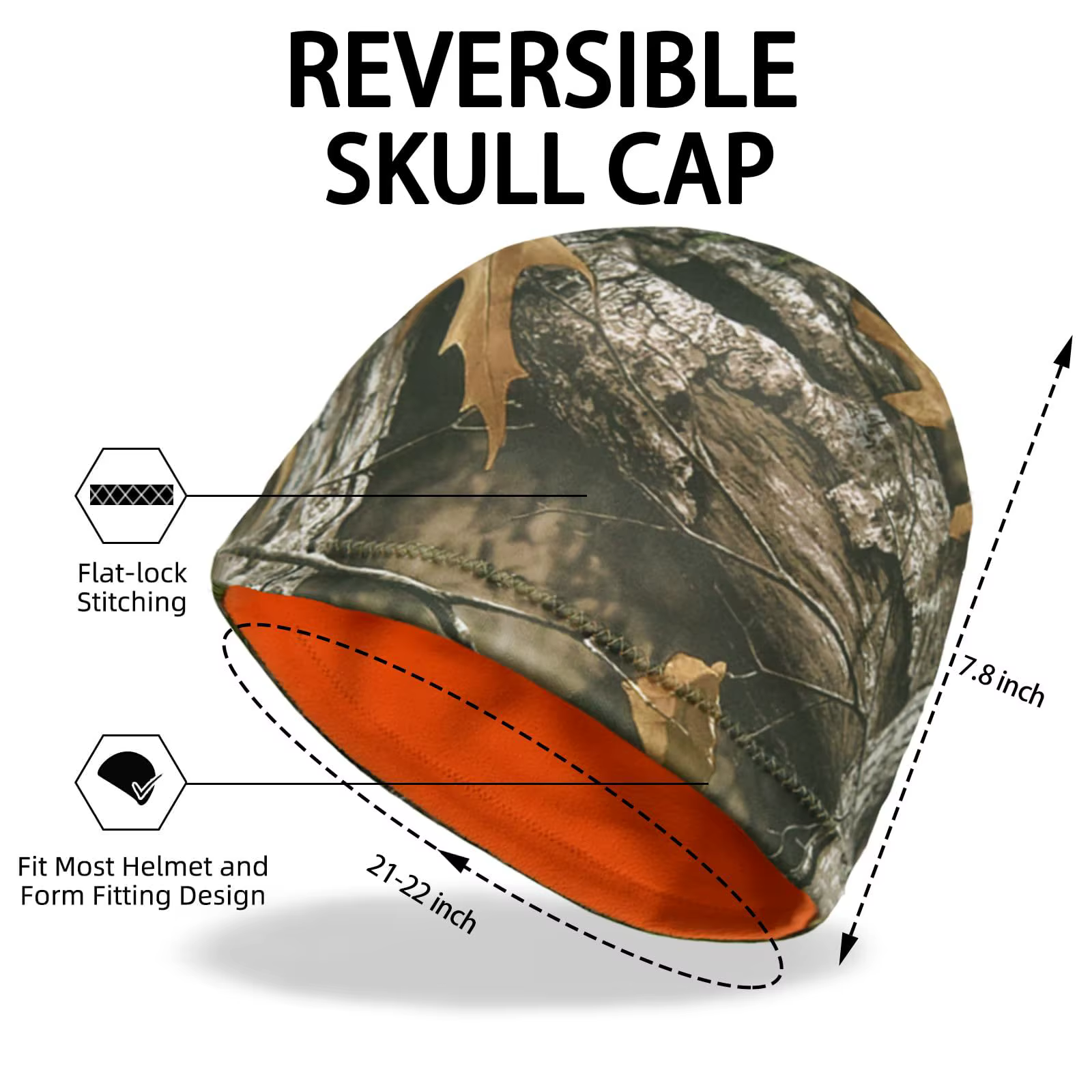 Gorro camuflaje táctico a prueba de viento para caza y exteriores - imagen 5