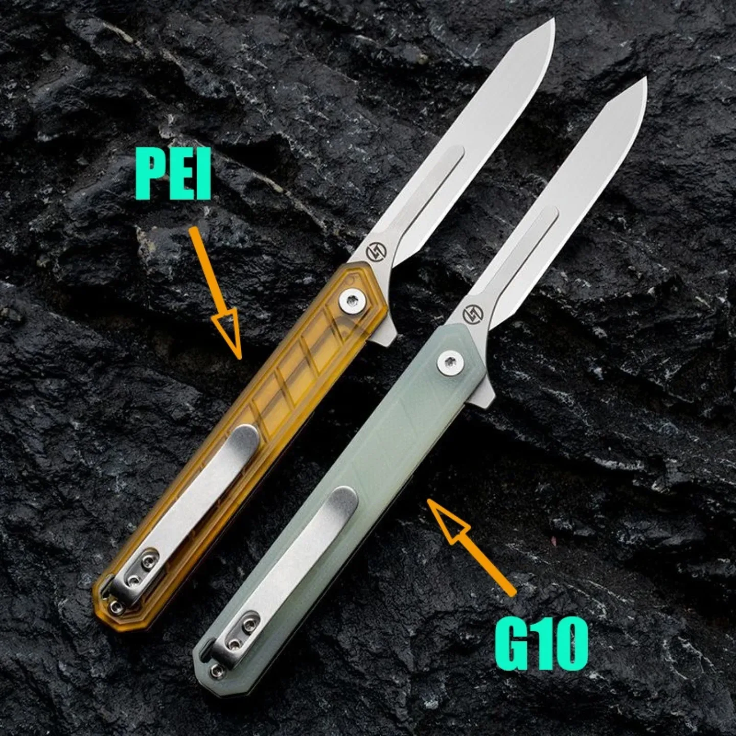 Cuchillo artesanal hoja reemplazable mango G10 portátil - imagen 5