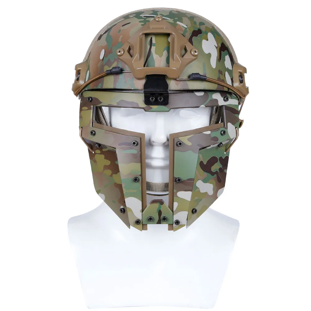 Máscara táctica completa transpirable de malla metálica para airsoft - imagen 3
