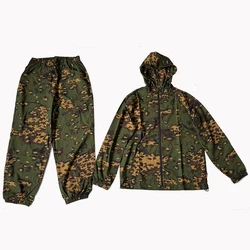Chaqueta táctica camuflada rusa con protección solar estampado alemán