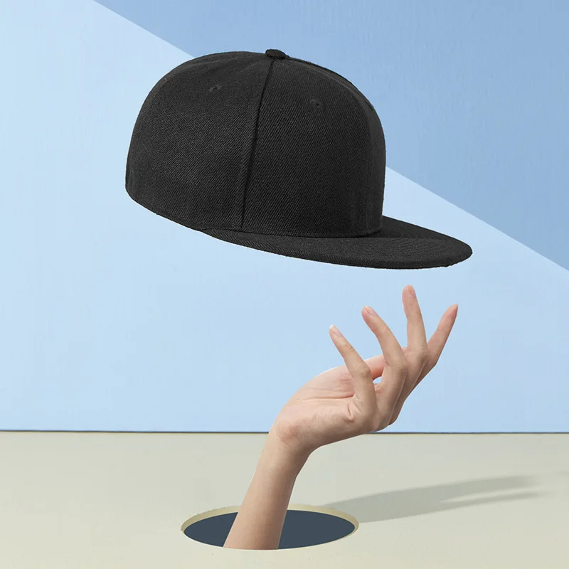 Gorra de béisbol visera plana cierre trasero ajustable verano - imagen 4