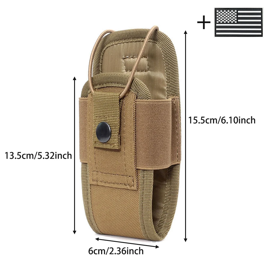 Bolsa para walkie talkie universal con correas elásticas ajustables - imagen 5