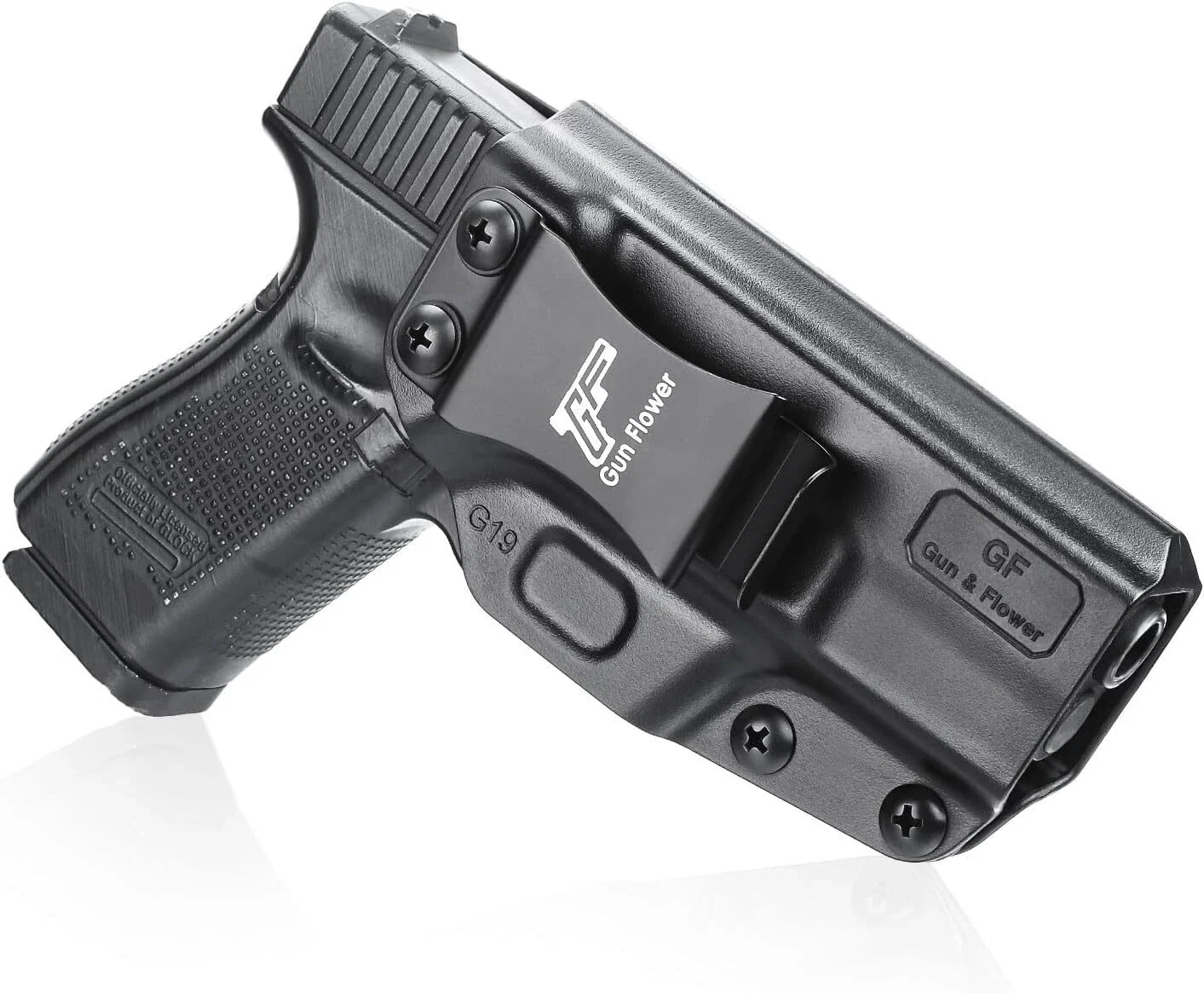 Funda IWB de polímero para Glock, con clip metálico, diestra - imagen 3