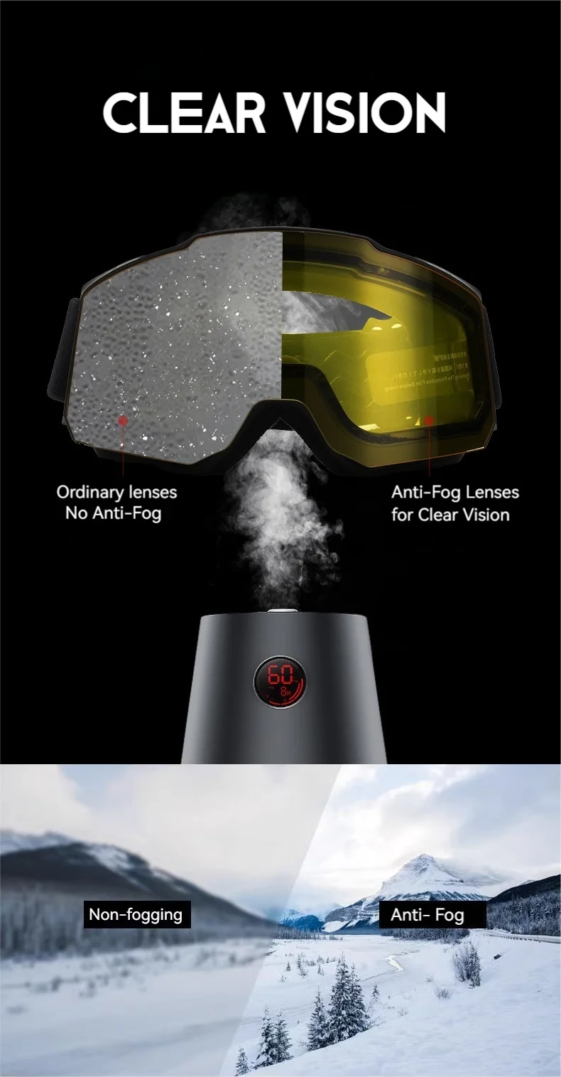 Detalle de la ventilación y espuma facial de las gafas JSJM